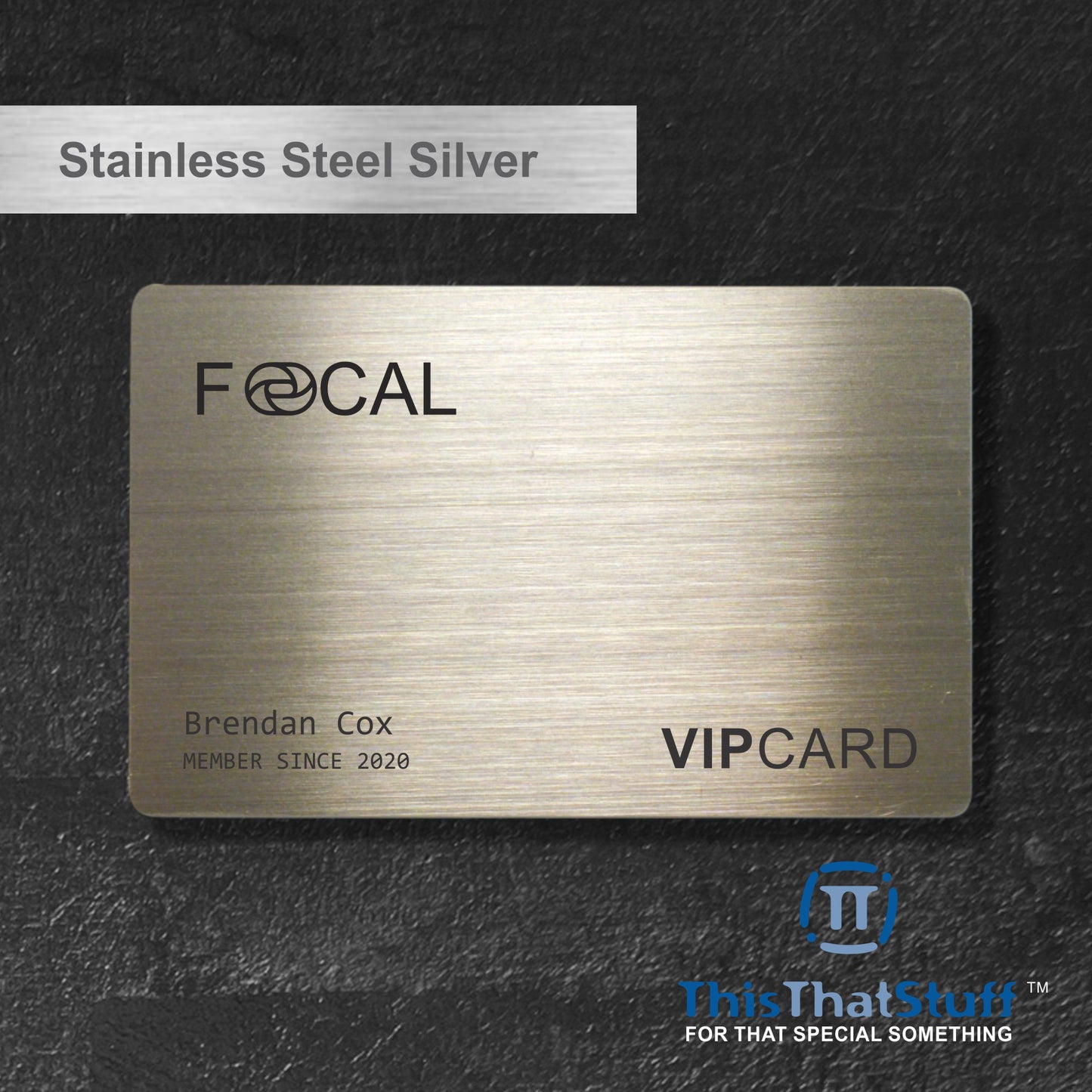 Deluxe Stainless Steel Custom Printed Metalux Series | Membership Cards | Engraved Business Cards | VIP Cards | Gift Cards | Quick Turnaround