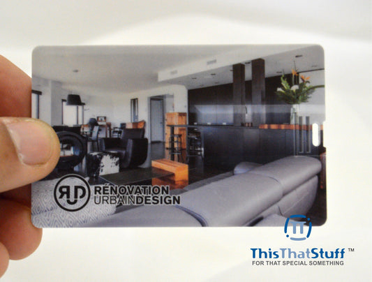 USB Memory Stick Flash Drive Wallet Size | USB Business Card Custom Printed with anything you would like, from Wedding to Corporate