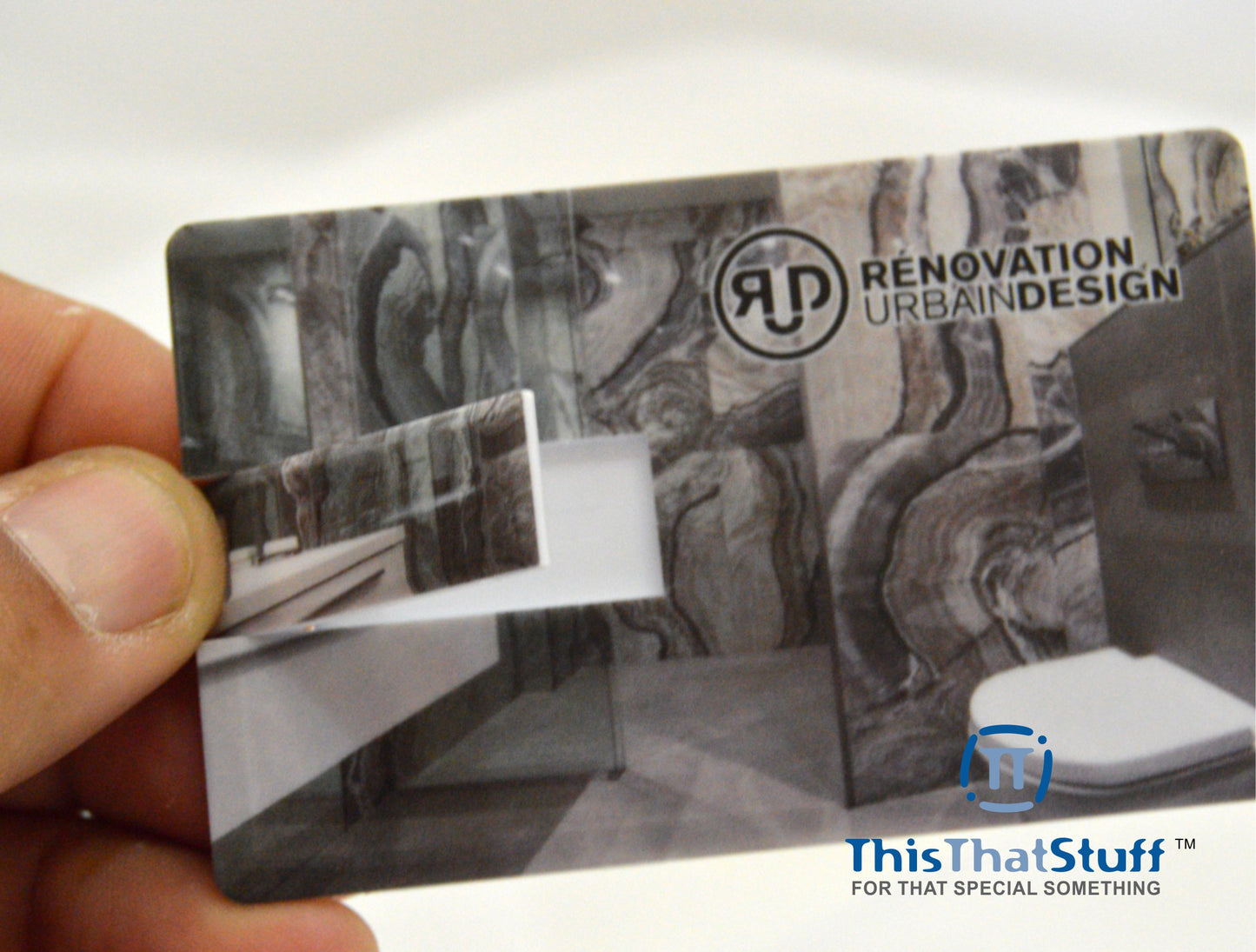 USB Memory Stick Flash Drive Wallet Size | USB Business Card Custom Printed with anything you would like, from Wedding to Corporate