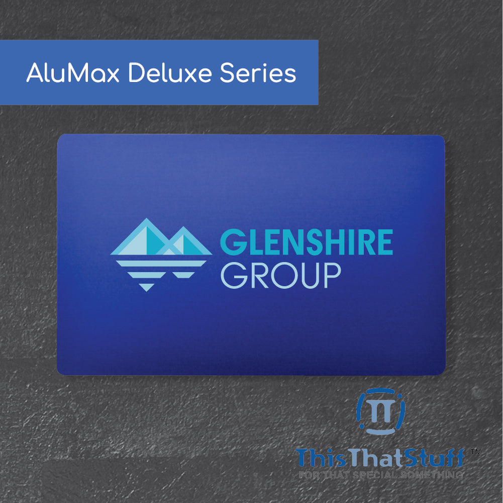 Custom Printed or Engraved Custom Metal Cards | THICK .8mm Anodized Aluminum for Business Cards | Memberships | VIP | Club | AluMax Series
