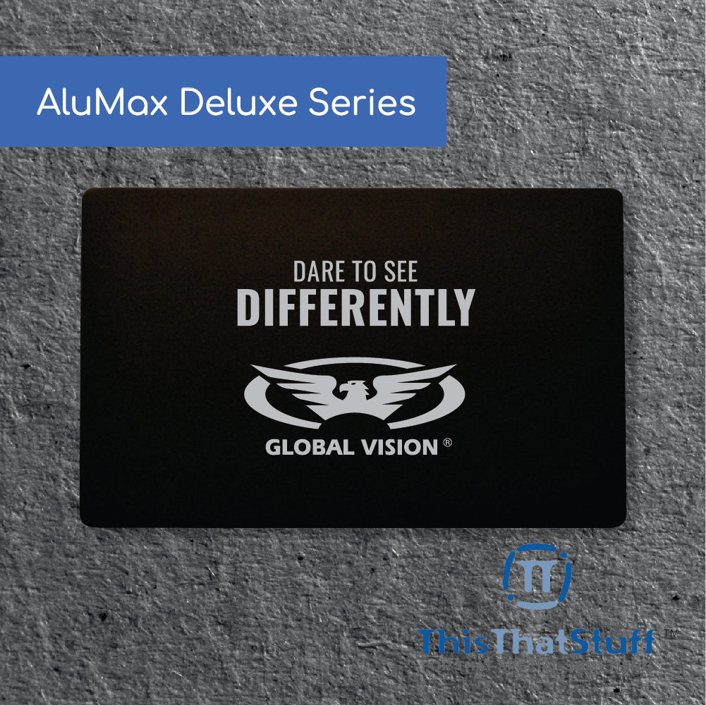 Custom Printed or Engraved Custom Metal Cards | THICK .8mm Anodized Aluminum for Business Cards | Memberships | VIP | Club | AluMax Series