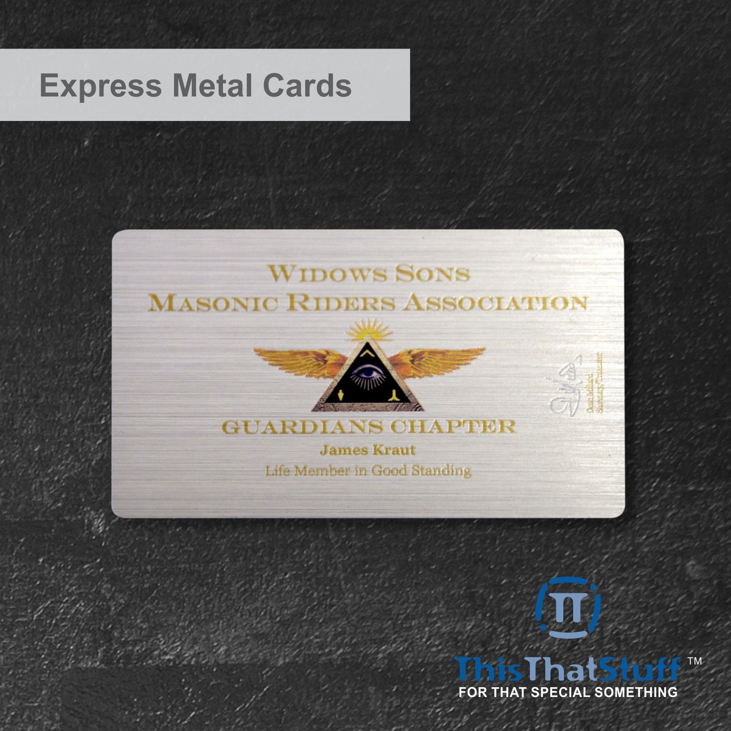 Deluxe Stainless Steel Perma-Etch Metalux Series | Membership Cards | Engraved Business Cards | VIP Cards | Gift Cards | Special Events