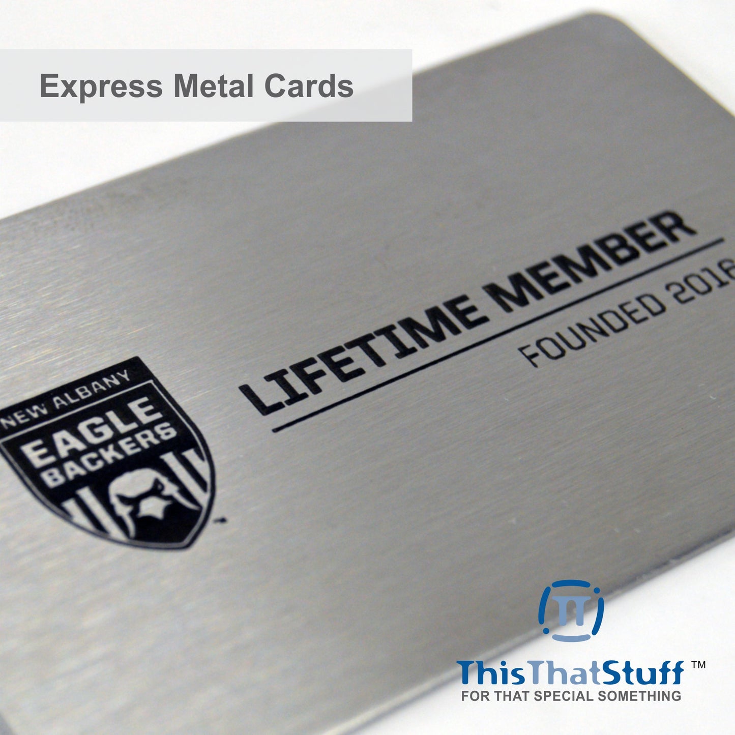 Deluxe Stainless Steel Perma-Etch Metalux Series | Membership Cards | Engraved Business Cards | VIP Cards | Gift Cards | Special Events