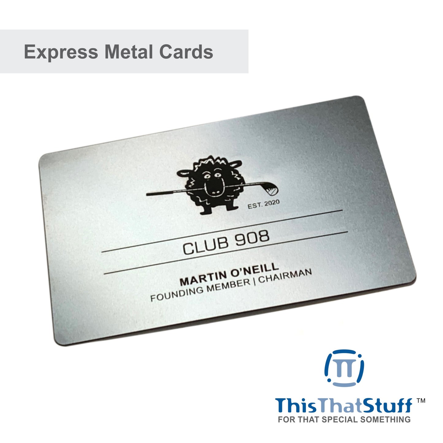 Deluxe Stainless Steel Perma-Etch Metalux Series | Membership Cards | Engraved Business Cards | VIP Cards | Gift Cards | Special Events
