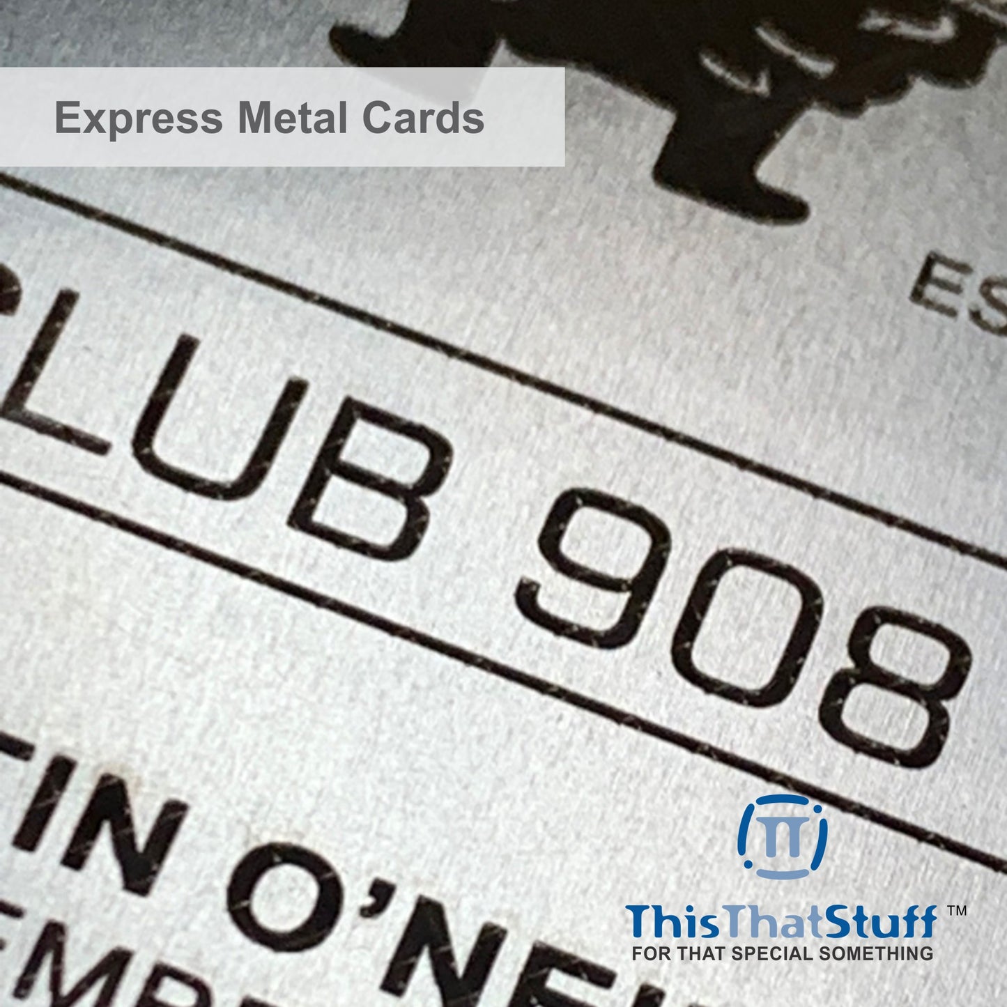 Deluxe Stainless Steel Perma-Etch Metalux Series | Membership Cards | Engraved Business Cards | VIP Cards | Gift Cards | Special Events