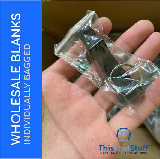 Quality Bottle Opener Keychain - Anodized Aluminum (Wholesale Blanks)