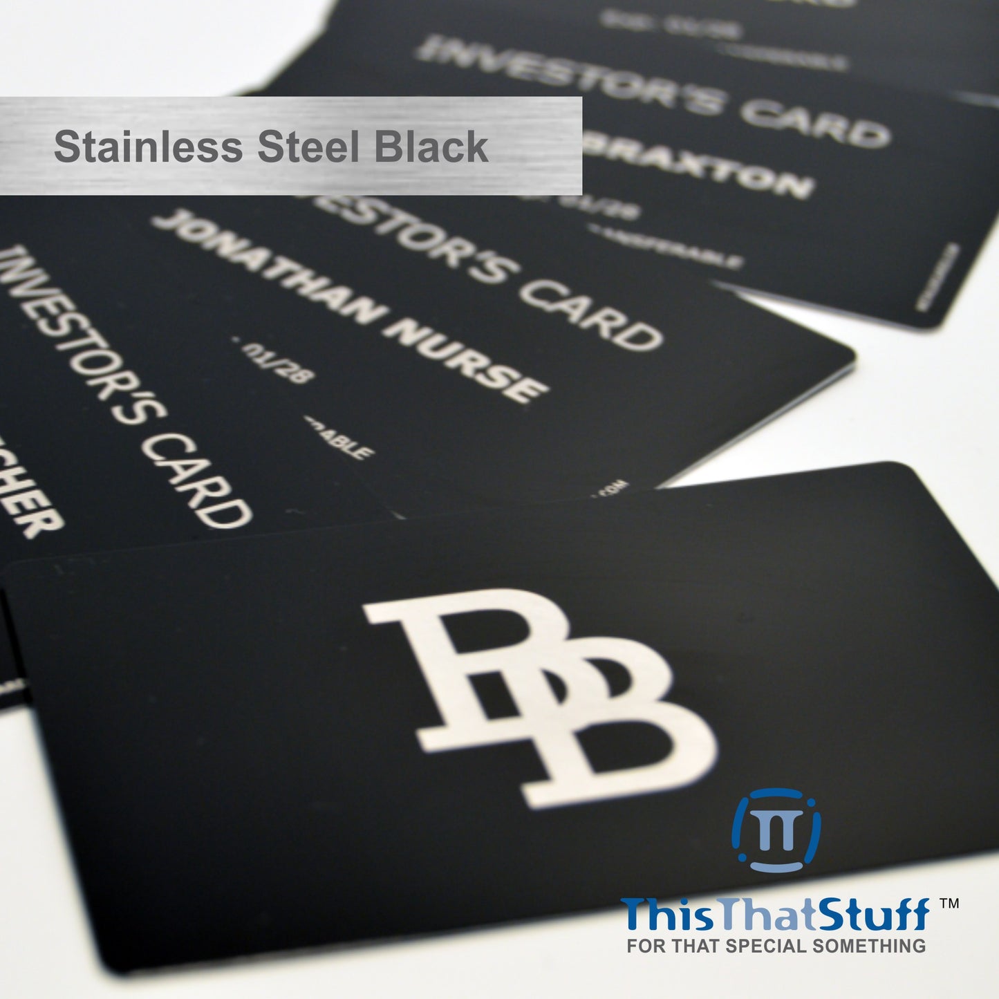 Deluxe Stainless Steel Custom Printed Metalux Series | Membership Cards | Engraved Business Cards | VIP Cards | Gift Cards | Quick Turnaround