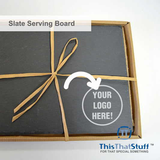 Custom Engraved Slate Serving Board, Cheese Board, Place Mat for any occasion