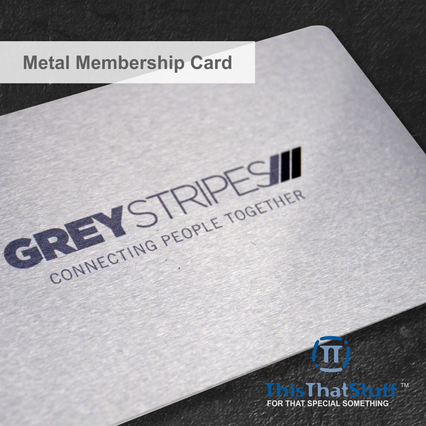 Custom Printed AluSeries Metal Cards | Credit Card Sized | Aluminum for Membership Cards, Business Cards and Invitations