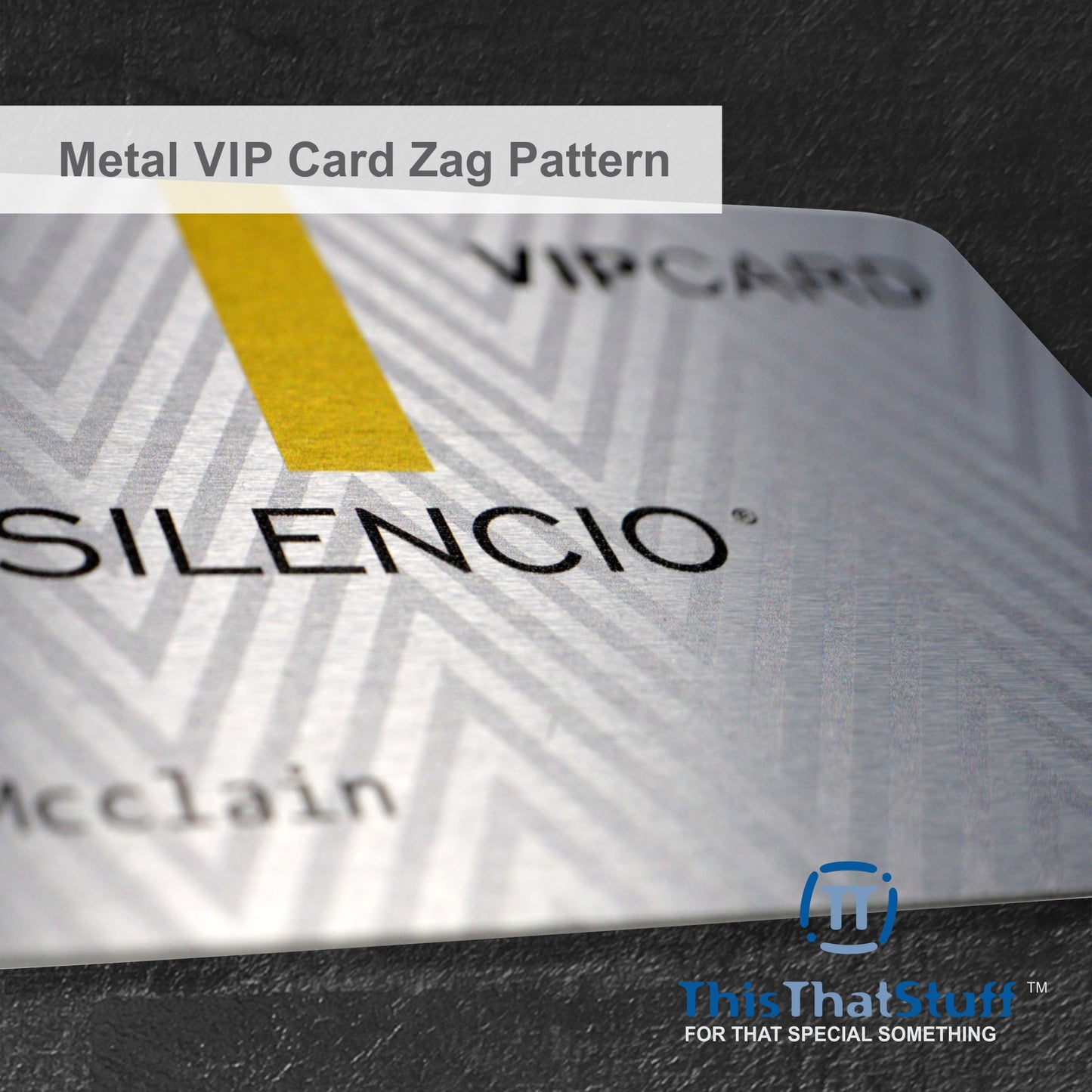 Custom Printed AluSeries Metal Cards | Credit Card Sized | Aluminum for Membership Cards, Business Cards and Invitations