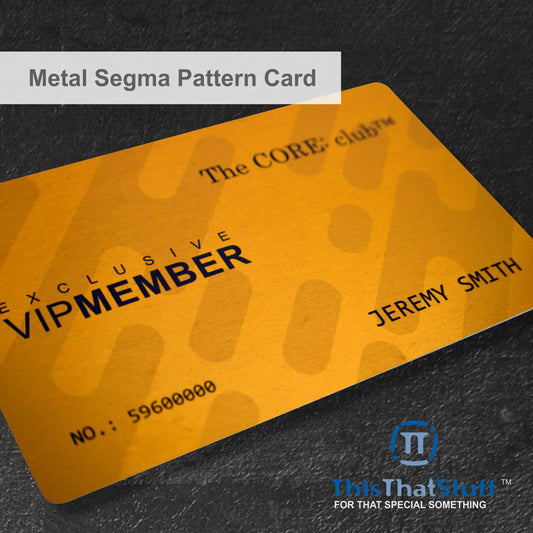 Custom Printed AluSeries Metal Cards | Credit Card Sized | Aluminum for Membership Cards, Business Cards and Invitations
