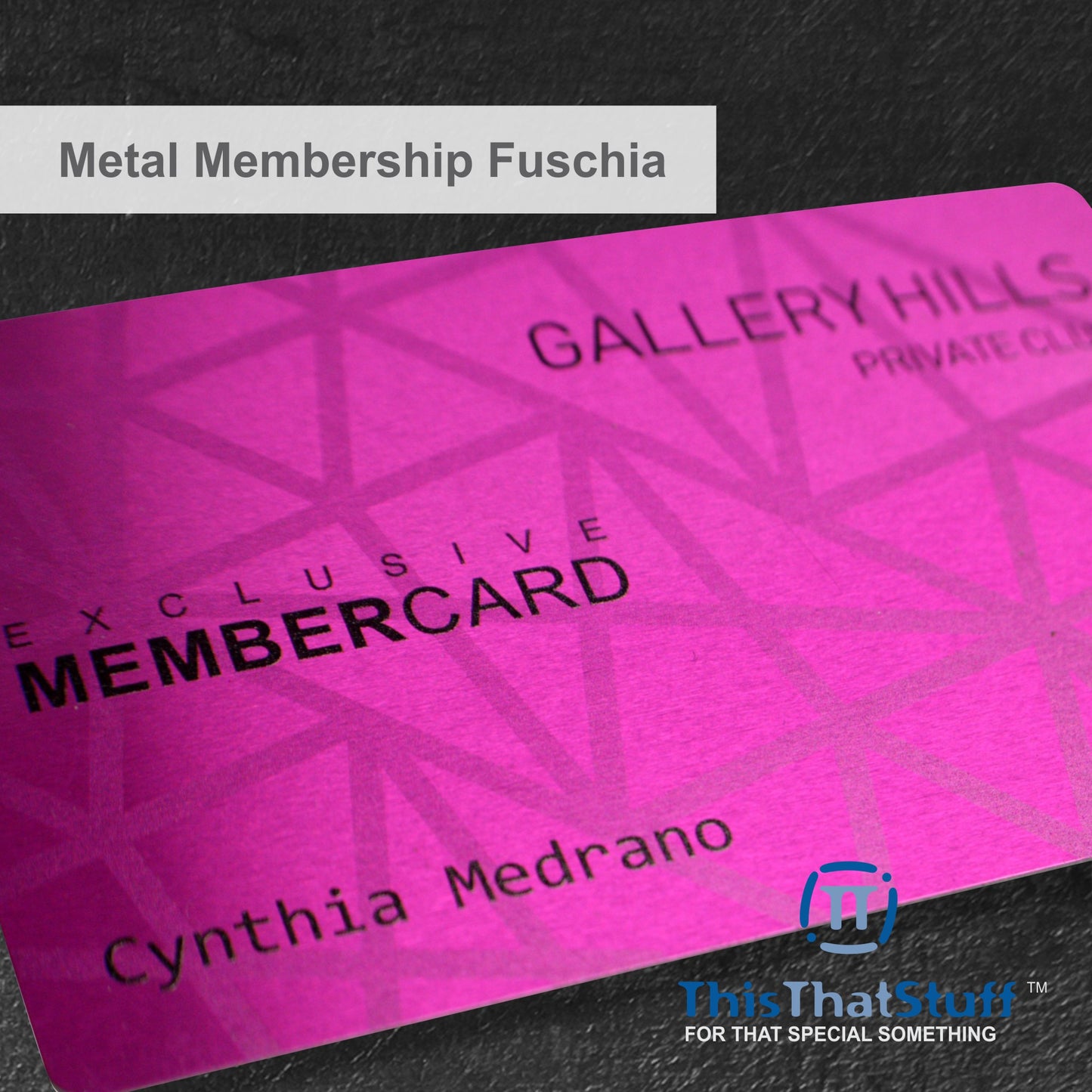 Custom Printed AluSeries Metal Cards | Credit Card Sized | Aluminum for Membership Cards, Business Cards and Invitations