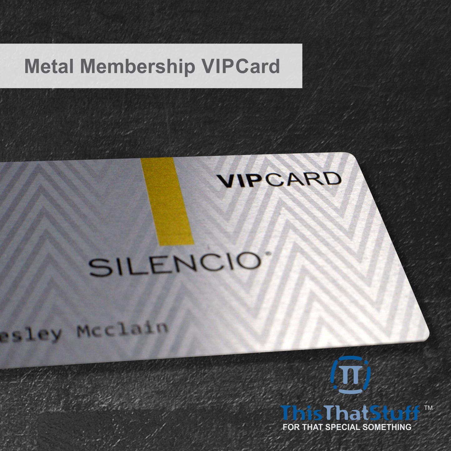 Custom Printed AluSeries Metal Cards | Credit Card Sized | Aluminum for Membership Cards, Business Cards and Invitations