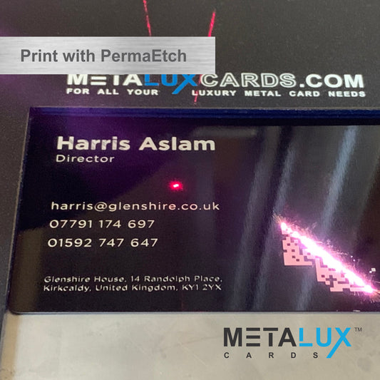 Custom Printed AluSeries | Metal Business Cards | Credit Card Sized | For Membership Cards, Business Cards and Invitations
