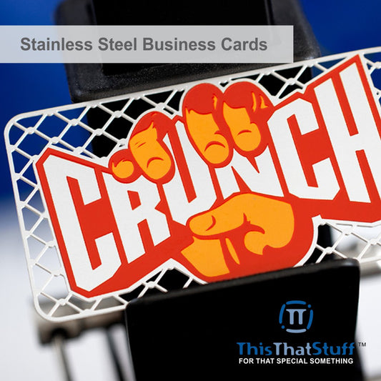 Metalux Stainless Steel Business Cards | Multi Color Print | Membership Cards | VIP Cards | Gift Cards | Special Events