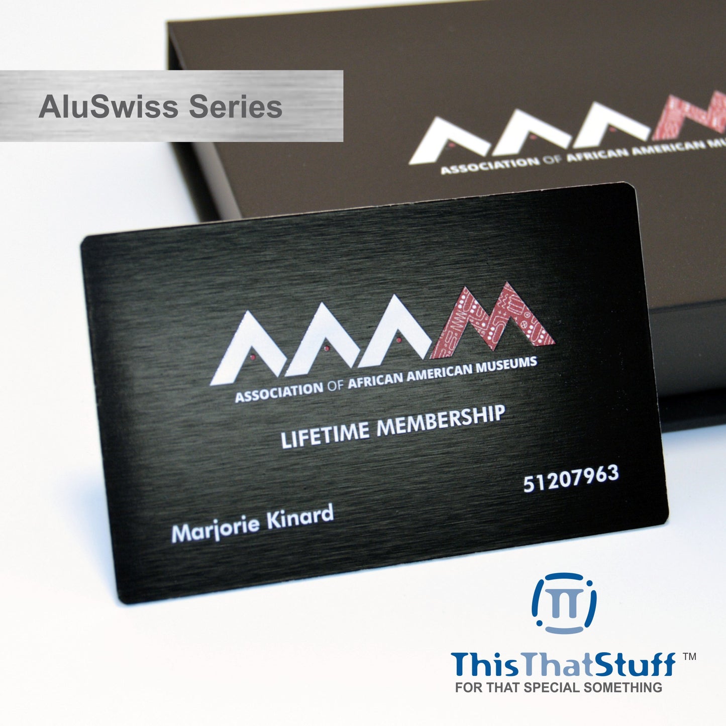 Custom Printed AluSwiss Metal Cards | Credit Card Sized | Aluminum for Membership Cards, Business Cards and Invitations