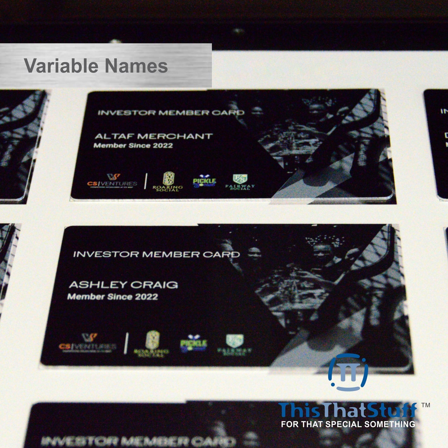 Metal Business Cards | Custom Printed Unlimited Color | Credit Card Sized | For Membership Cards, Business Cards and Invitations | AluSeries