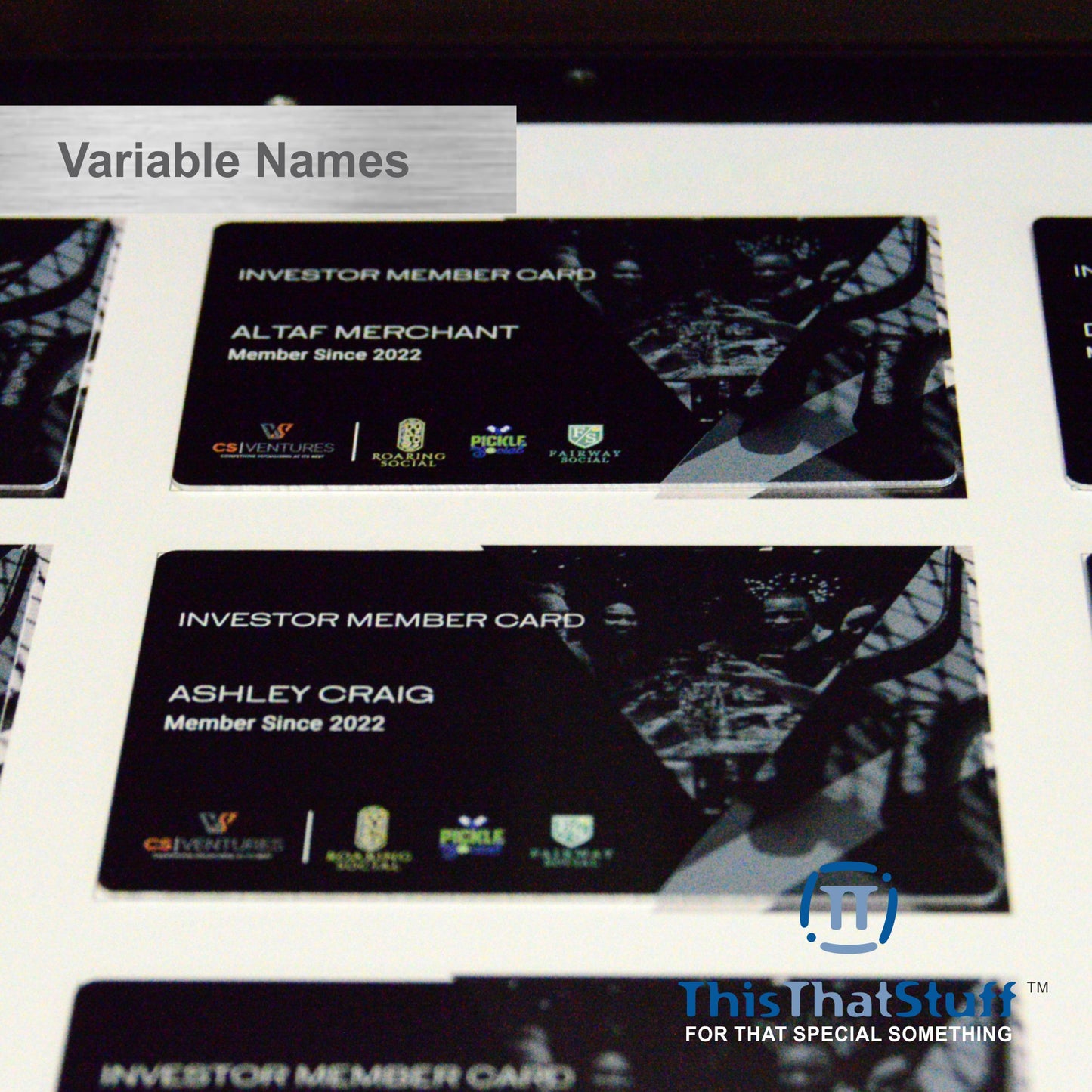 Custom Printed AluSeries Metal Cards | Credit Card Sized | Aluminum for Membership Cards, Business Cards and Invitations