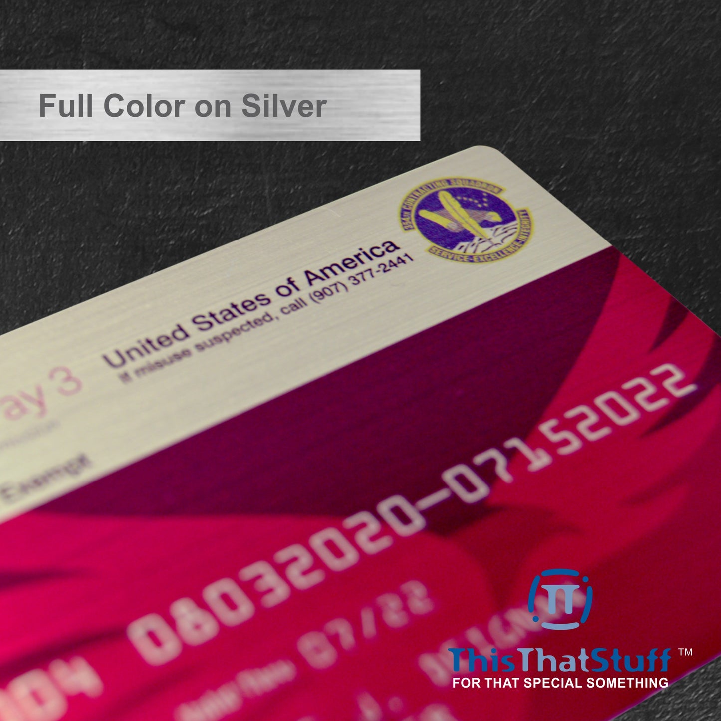 Custom Printed AluSwiss Metal Cards | Credit Card Sized | Aluminum for Membership Cards, Business Cards and Invitations