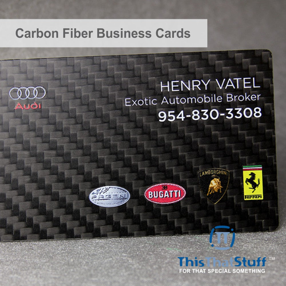 Carbon Fiber Business Cards