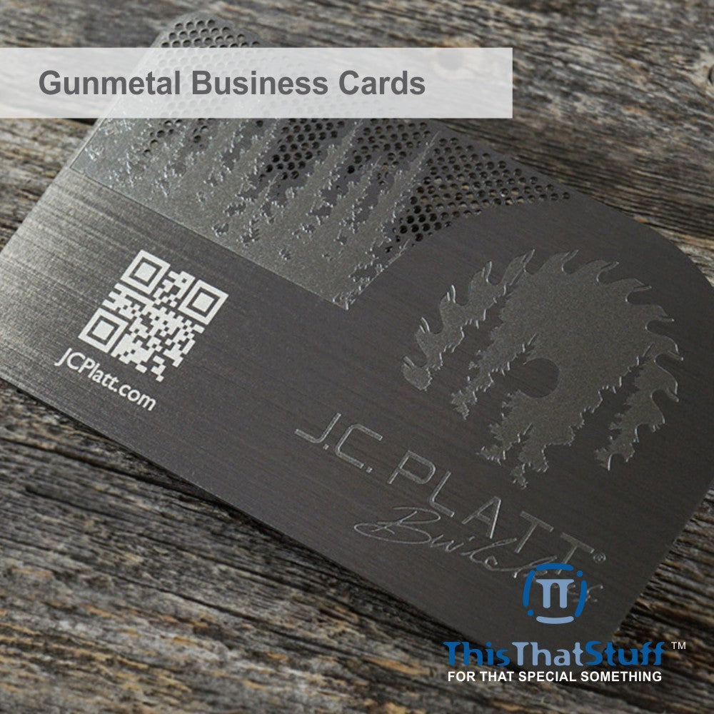 Metalux Gunmetal Business Cards | Membership Cards | VIP Cards | Gift Cards | Special Events