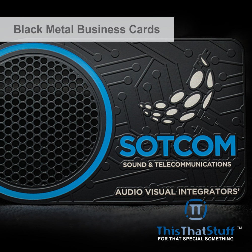 Metalux Black Metal Business Cards | Multi Color Print | Membership Cards | VIP Cards | Gift Cards | Special Events