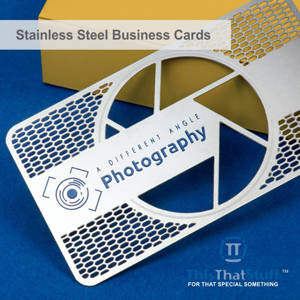 Metalux Stainless Steel Business Cards | Membership Cards | VIP Cards | Gift Cards | Special Events