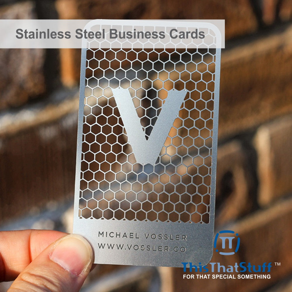 Metalux Stainless Steel Business Cards | Membership Cards | VIP Cards | Gift Cards | Special Events