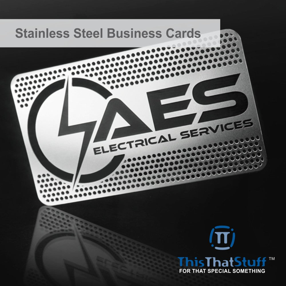 Metalux Stainless Steel Business Cards | Membership Cards | VIP Cards | Gift Cards | Special Events