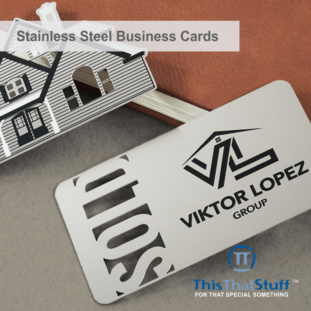 Metalux Stainless Steel Business Cards | Membership Cards | VIP Cards | Gift Cards | Special Events