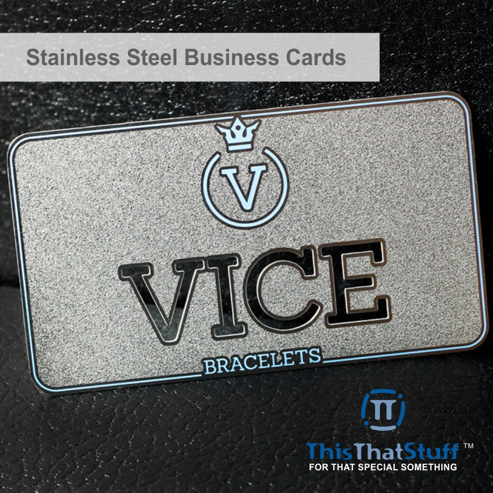 Metalux Stainless Steel Business Cards | Membership Cards | VIP Cards | Gift Cards | Special Events