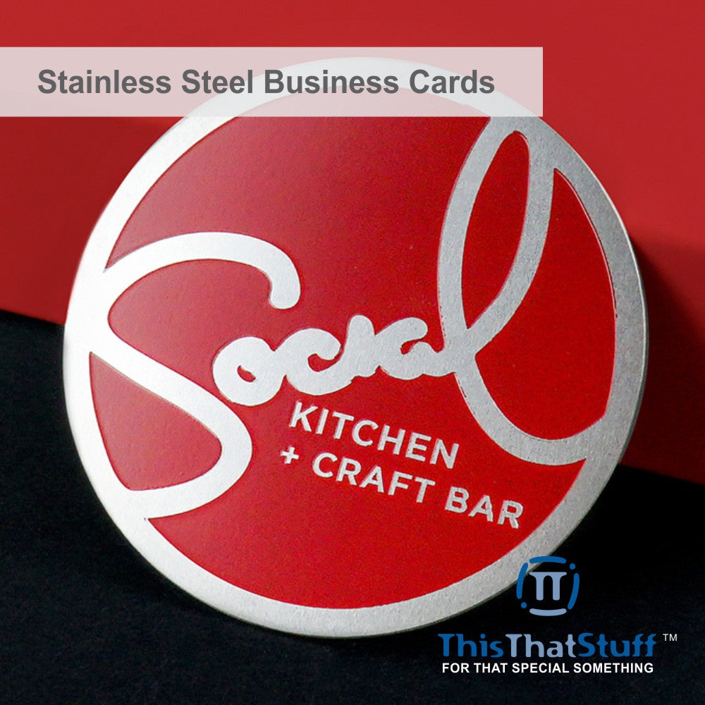 Metalux Stainless Steel Business Cards | Membership Cards | VIP Cards | Gift Cards | Special Events