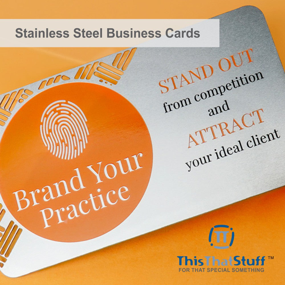 Metalux Stainless Steel Business Cards | Membership Cards | VIP Cards | Gift Cards | Special Events