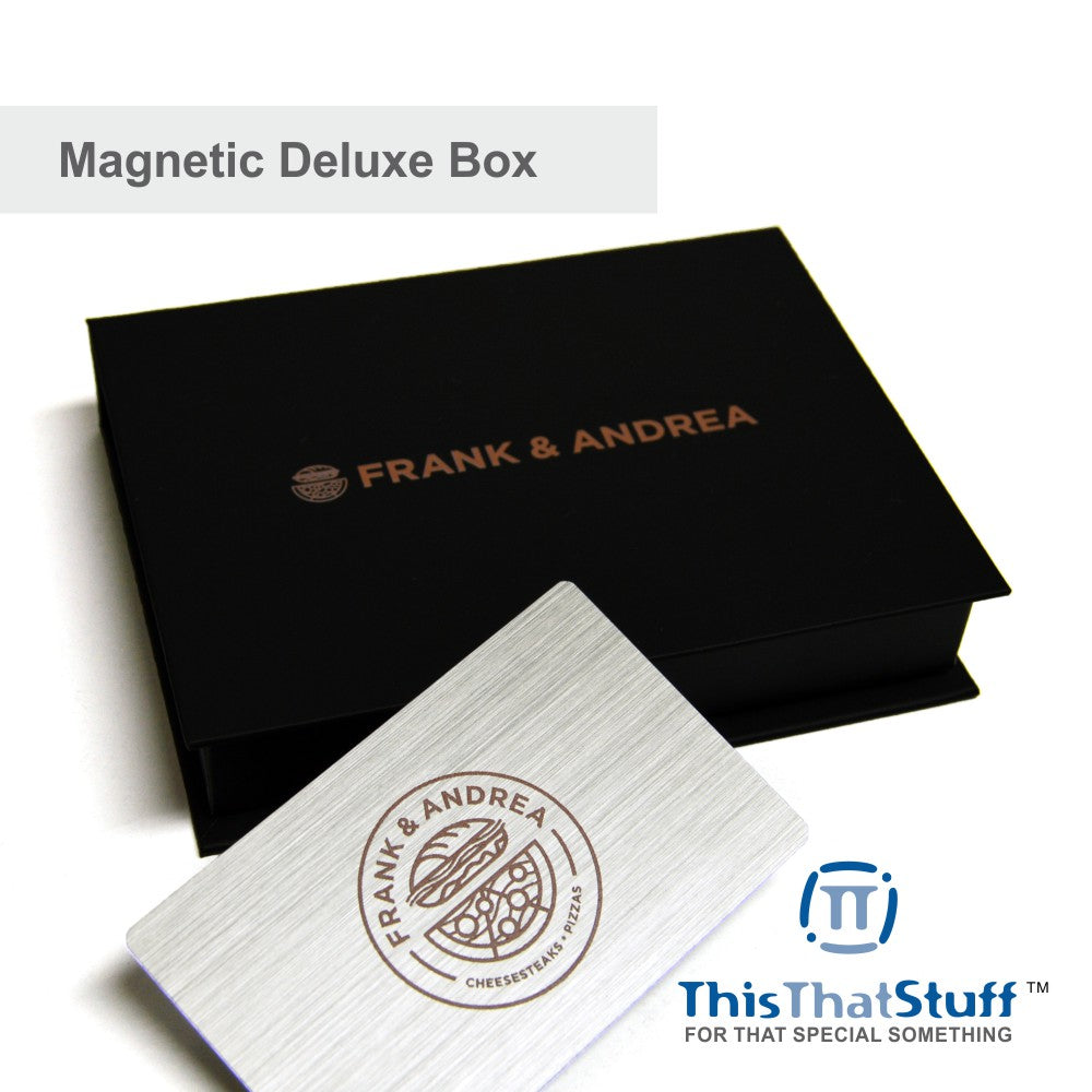 Bulk Order - Monaco Series Magnetic Boxes Card Holder – Holds our high end Metal Cards – For Custom Printing