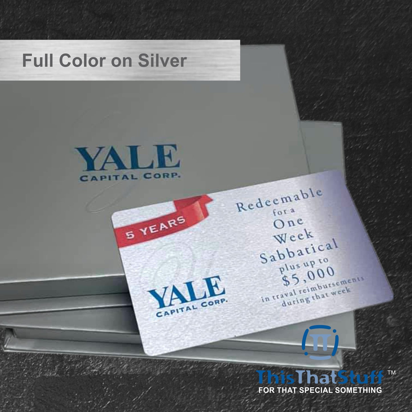 Custom Printed AluSeries Metal Cards | Credit Card Sized | Aluminum for Membership Cards, Business Cards and Invitations