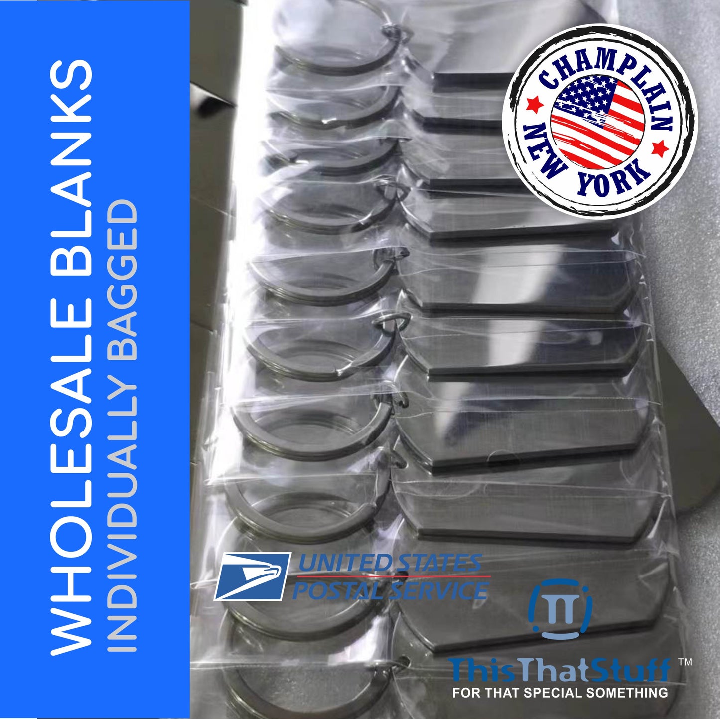 Stainless Steel Quality Thick Keychain blanks (Wholesale Blanks)