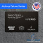 Custom Printed or Engraved Custom Metal Cards | THICK .8mm Anodized Aluminum for Business Cards | Memberships | VIP | Club | AluMax Series