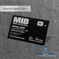 Custom Engraved MIB Special Agent Access Card | AluMax Credit Card Size | From Men in Black