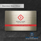 Deluxe Stainless Steel Perma-Etch Metalux Series | Membership Cards | Engraved Business Cards | VIP Cards | Gift Cards | Special Events