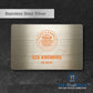 Deluxe Stainless Steel Custom Printed Metalux Series | Membership Cards | Engraved Business Cards | VIP Cards | Gift Cards | Quick Turnaround