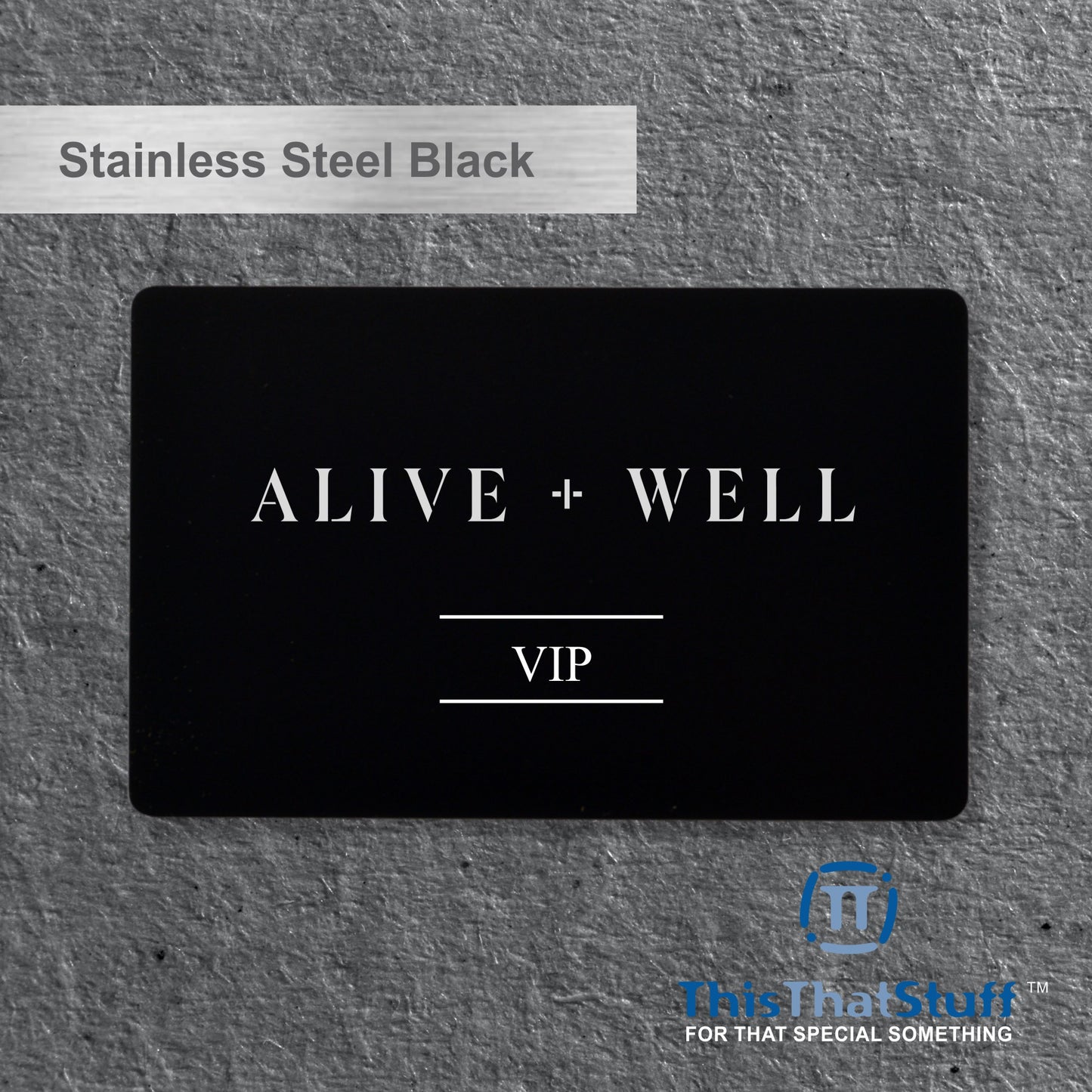 Stainless Steel Business Cards - Membership or VIP Metal Cards for any Luxury event - Quick & Easy to order with fast turnaround