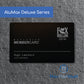 Custom Printed or Engraved Custom Metal Cards | THICK .8mm Anodized Aluminum for Business Cards | Memberships | VIP | Club | AluMax Series