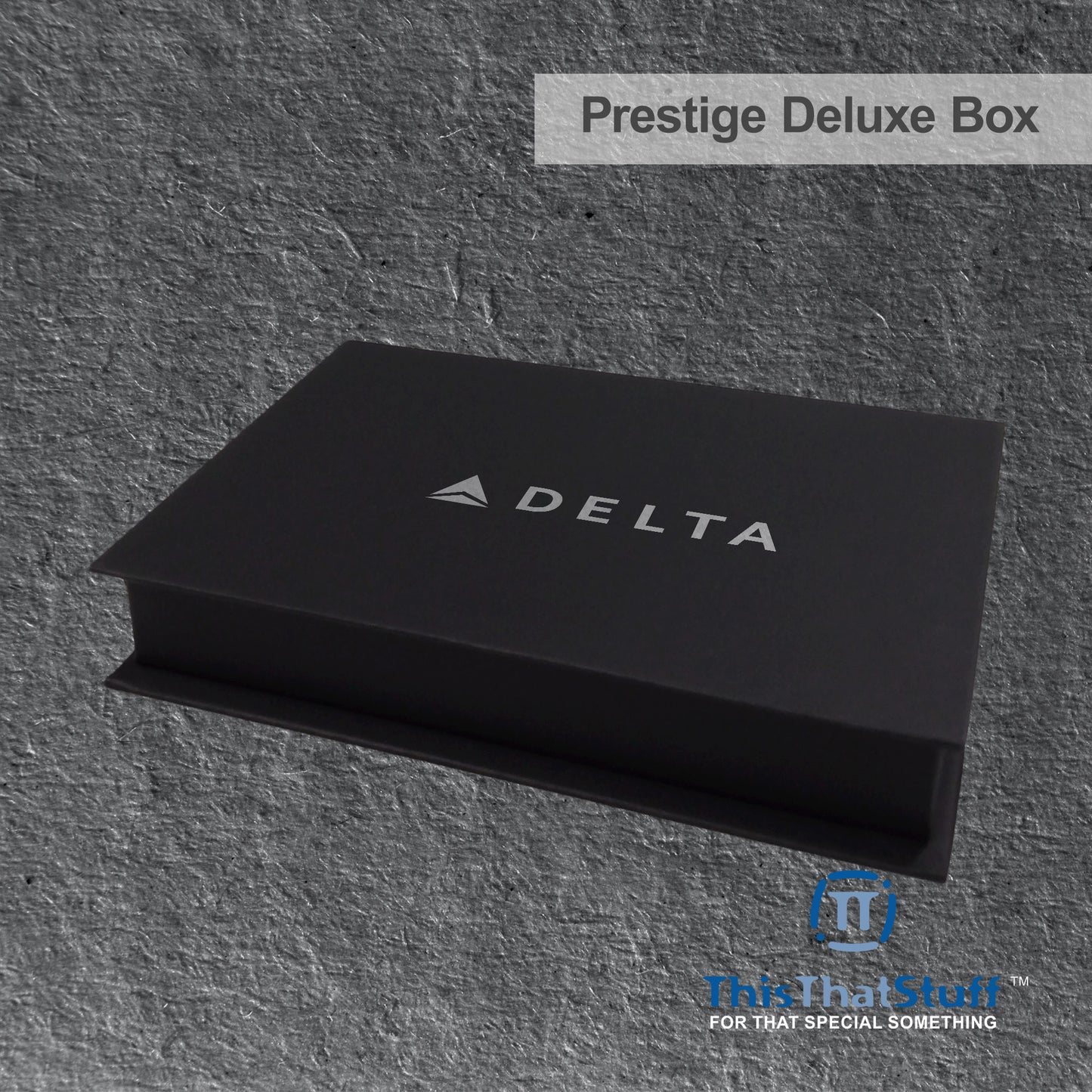 PRESTIGE Deluxe Magnetic Card Holder Box – Custom Printed Card Box with Exquisite Matte Laminated Sleeve and Velvet Interior