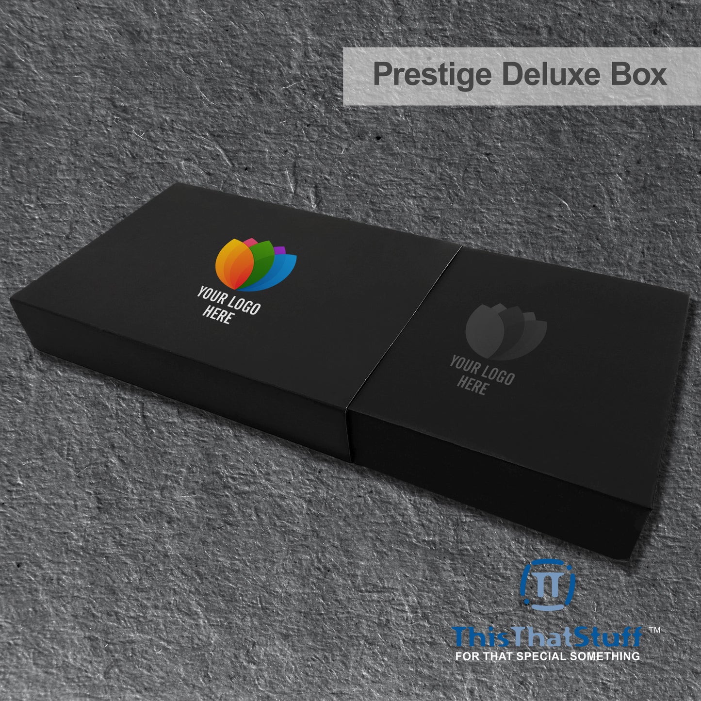 PRESTIGE Deluxe Magnetic Card Holder Box – Custom Printed Card Box with Exquisite Matte Laminated Sleeve and Velvet Interior