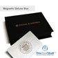 Monaco Series Magnetic Boxes Card Holder – Holds our high end Metal Cards, can also hold any Credit Card or Gift Card size – Custom Printed Box