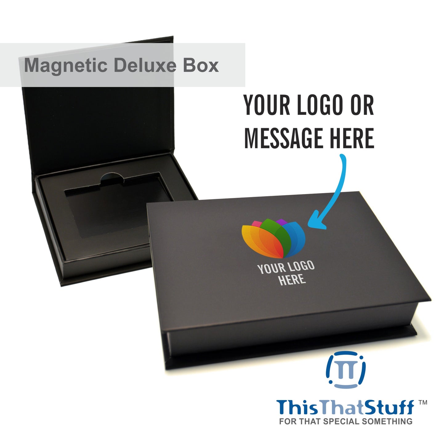 Bulk Order - Deluxe Magnetic Boxes Card Holder – Holds our high end Metal Cards – For Custom Printing