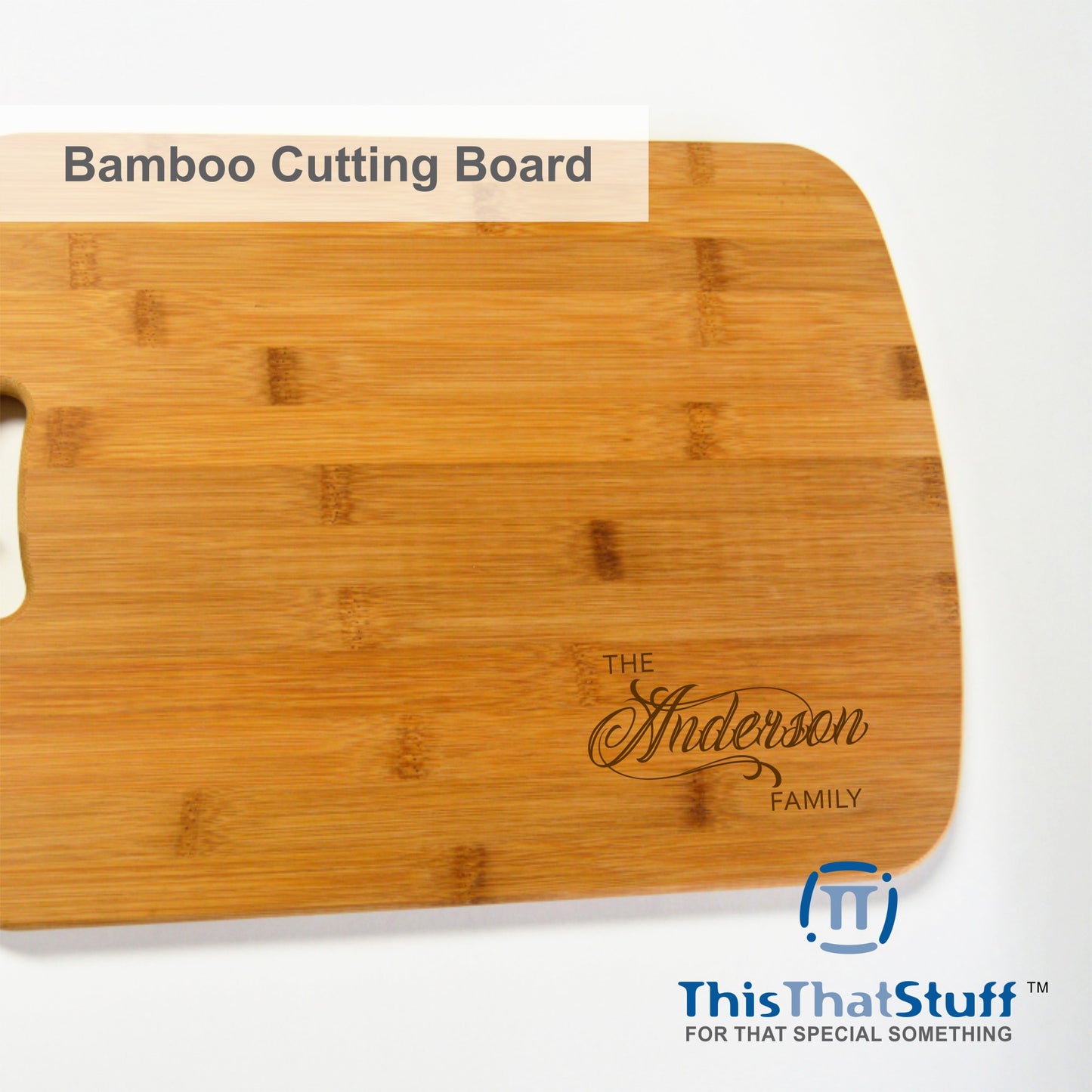 Custom Bamboo Cutting Board | Couple, Family, Wedding, Birthday, Home Sweet Home | Engraved directly on bamboo - Comes in two sizes