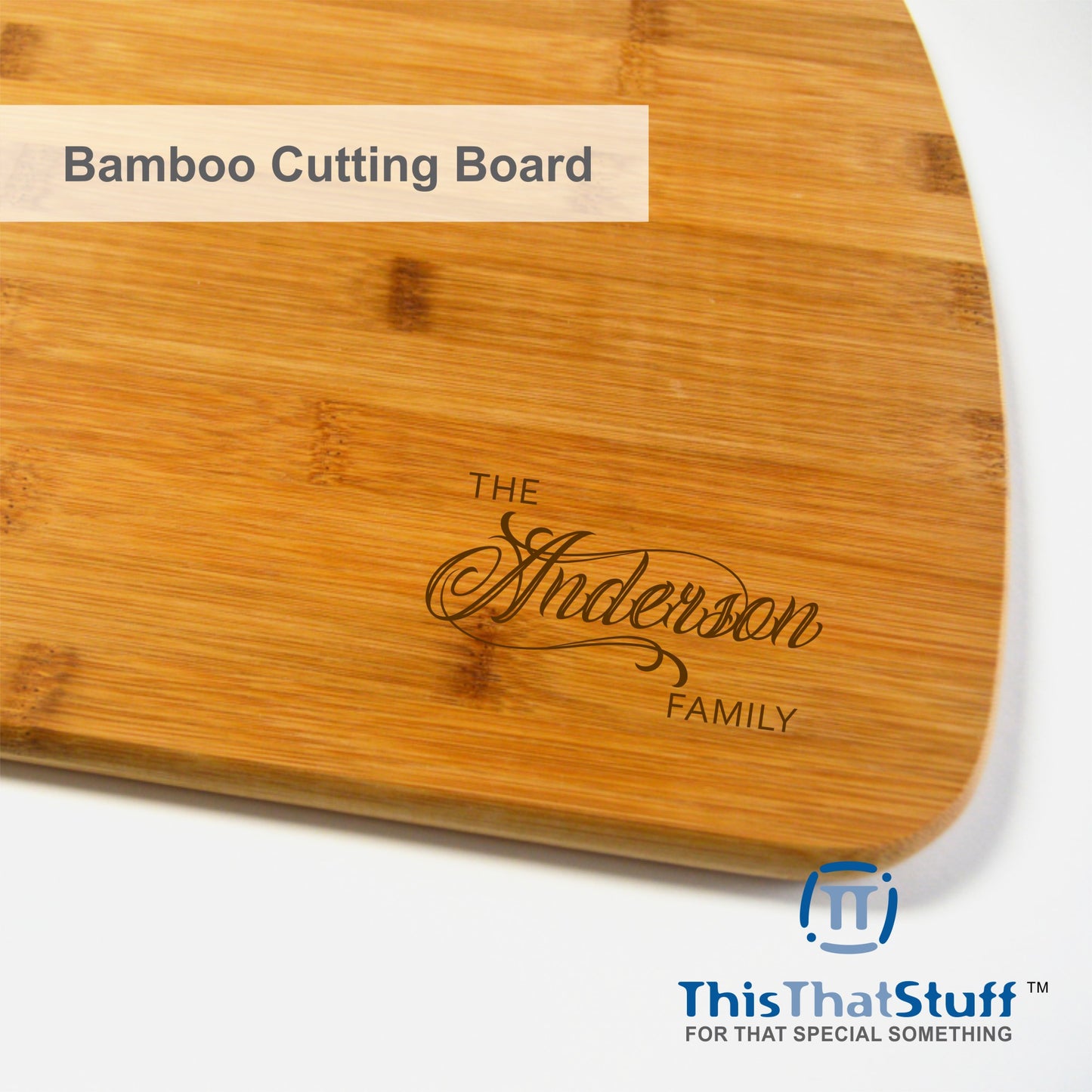 Custom Bamboo Cutting Board | Couple, Family, Wedding, Birthday, Home Sweet Home | Engraved directly on bamboo - Comes in two sizes