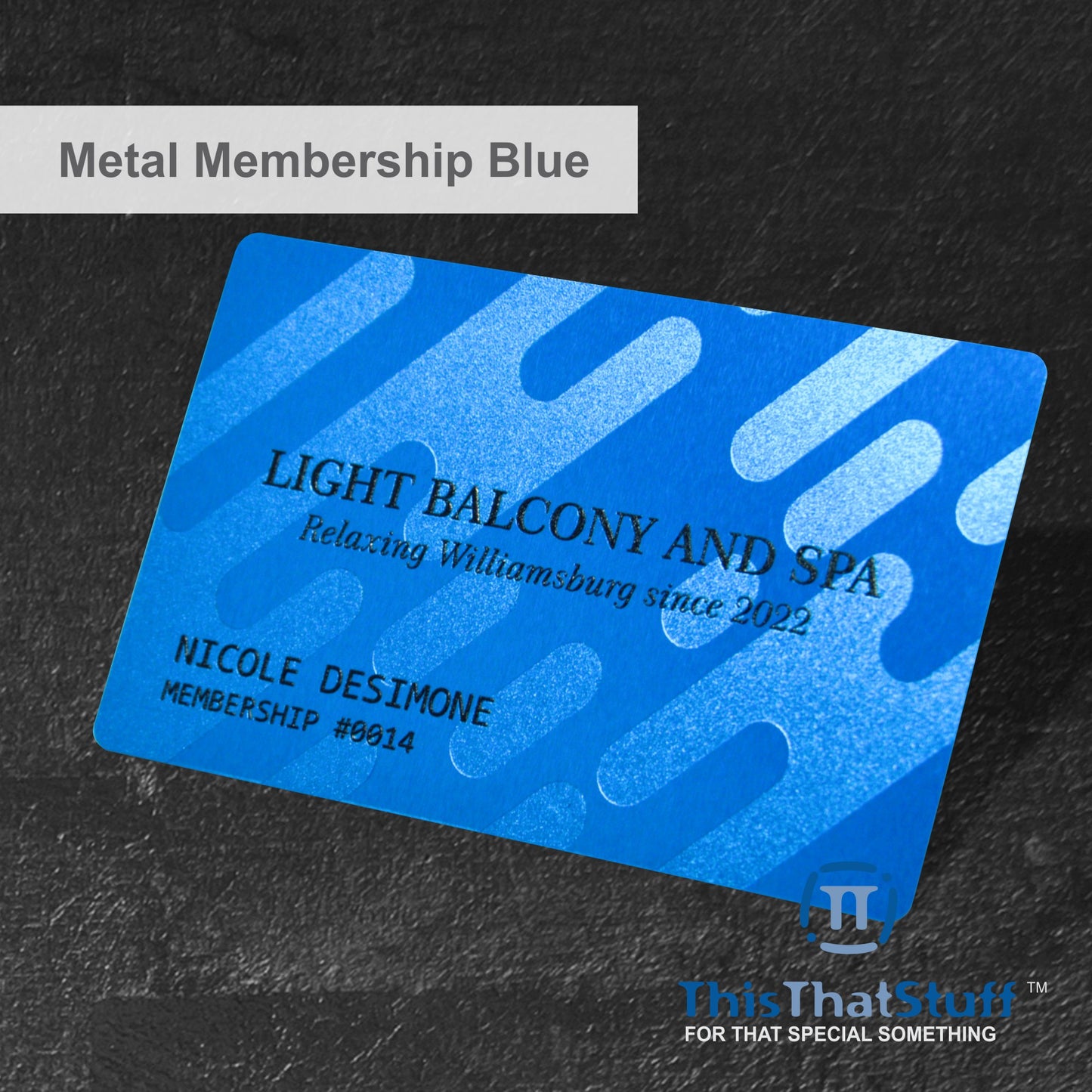 Custom Printed AluSeries Metal Cards | Credit Card Sized | Aluminum for Membership Cards, Business Cards and Invitations