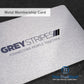 Custom Printed AluSeries Metal Cards | Credit Card Sized | Aluminum for Membership Cards, Business Cards and Invitations